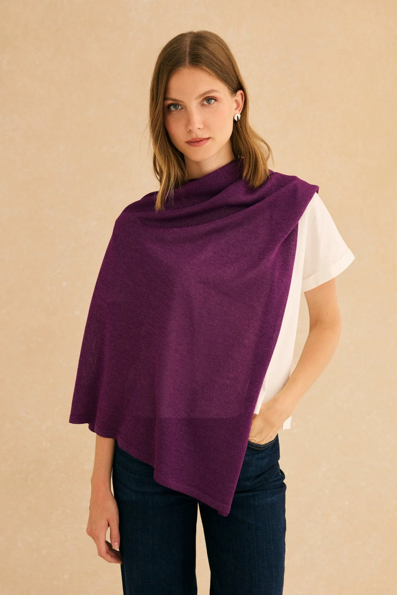 Poncho PUNTO Vino - Image 4
